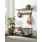 Alaterre Furniture Kyra 42"L Oak and Metal Coat Hook with Shelf and Bench Set ANKY0324RBG - alternate 6